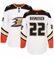Youth Adidas Anaheim Ducks 22 Dennis Rasmussen Authentic White Away NHL Jersey Youth Adidas Anaheim Ducks 22 Dennis Rasmussen Authentic White Away NHL Jersey