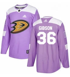 Youth Adidas Anaheim Ducks 36 John Gibson Authentic Purple Fights Cancer Practice NHL Jersey Youth Adidas Anaheim Ducks 36 John Gibson Authentic Purple Fights Cancer Practice NHL Jersey