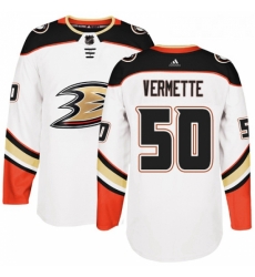 Youth Adidas Anaheim Ducks 50 Antoine Vermette Authentic White Away NHL Jersey Youth Adidas Anaheim Ducks 50 Antoine Vermette Authentic White Away NHL Jersey