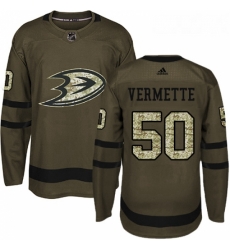 Youth Adidas Anaheim Ducks 50 Antoine Vermette Premier Green Salute to Service NHL Jersey Youth Adidas Anaheim Ducks 50 Antoine Vermette Premier Green Salute to Service NHL Jersey