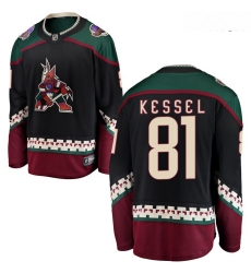 Coyotes 81 Evgeni Kessel Black Breakaway Player Jersey Coyotes 81 Evgeni Kessel Black Breakaway Player Jersey