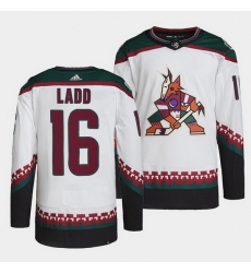 Men Arizona Coyotes 16 Andrew Ladd White Stitched jersey