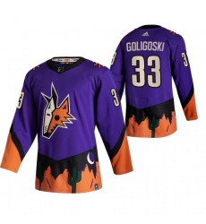 Men Arizona Coyotes 33 Alex Goligoski Purple Adidas 2020 21 Reverse Retro Alternate NHL Jersey Men Arizona Coyotes 33 Alex Goligoski Purple Adidas 2020 21 Reverse Retro Alternate NHL Jersey