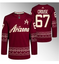 Men Arizona Coyotes 67 Lawson Crouse Garnet Alternate Pro Jersey Men Arizona Coyotes 67 Lawson Crouse Garnet Alternate Pro Jersey