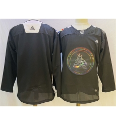 Men Arizona Coyotes Blank 2022 Black Pride Night Stitched Jersey Men Arizona Coyotes Blank 2022 Black Pride Night Stitched Jersey