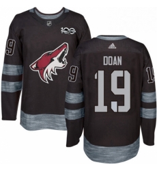 Mens Adidas Arizona Coyotes 19 Shane Doan Premier Black 1917 2017 100th Anniversary NHL Jersey Mens Adidas Arizona Coyotes 19 Shane Doan Premier Black 1917 2017 100th Anniversary NHL Jersey