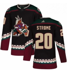 Mens Adidas Arizona Coyotes 20 Dylan Strome Authentic Black Alternate NHL Jersey Mens Adidas Arizona Coyotes 20 Dylan Strome Authentic Black Alternate NHL Jersey