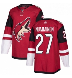 Mens Adidas Arizona Coyotes 27 Teppo Numminen Premier Burgundy Red Home NHL Jersey Mens Adidas Arizona Coyotes 27 Teppo Numminen Premier Burgundy Red Home NHL Jersey