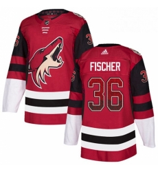 Mens Adidas Arizona Coyotes 36 Christian Fischer Authentic Maroon Drift Fashion NHL Jersey Mens Adidas Arizona Coyotes 36 Christian Fischer Authentic Maroon Drift Fashion NHL Jersey