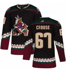 Mens Adidas Arizona Coyotes 67 Lawson Crouse Premier Black Alternate NHL Jersey Mens Adidas Arizona Coyotes 67 Lawson Crouse Premier Black Alternate NHL Jersey