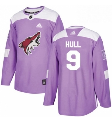 Mens Adidas Arizona Coyotes 9 Bobby Hull Authentic Purple Fights Cancer Practice NHL Jersey Mens Adidas Arizona Coyotes 9 Bobby Hull Authentic Purple Fights Cancer Practice NHL Jersey