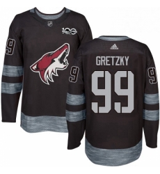 Mens Adidas Arizona Coyotes 99 Wayne Gretzky Premier Black 1917 2017 100th Anniversary NHL Jersey Mens Adidas Arizona Coyotes 99 Wayne Gretzky Premier Black 1917 2017 100th Anniversary NHL Jersey
