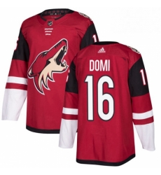 Youth Adidas Arizona Coyotes 16 Max Domi Authentic Burgundy Red Home NHL Jersey Youth Adidas Arizona Coyotes 16 Max Domi Authentic Burgundy Red Home NHL Jersey