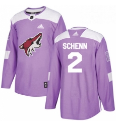 Youth Adidas Arizona Coyotes 2 Luke Schenn Authentic Purple Fights Cancer Practice NHL Jersey Youth Adidas Arizona Coyotes 2 Luke Schenn Authentic Purple Fights Cancer Practice NHL Jersey
