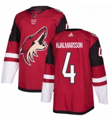 Youth Adidas Arizona Coyotes 4 Niklas Hjalmarsson Premier Burgundy Red Home NHL Jersey Youth Adidas Arizona Coyotes 4 Niklas Hjalmarsson Premier Burgundy Red Home NHL Jersey