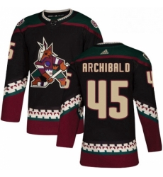 Youth Adidas Arizona Coyotes 45 Josh Archibald Premier Black Alternate NHL Jersey Youth Adidas Arizona Coyotes 45 Josh Archibald Premier Black Alternate NHL Jersey