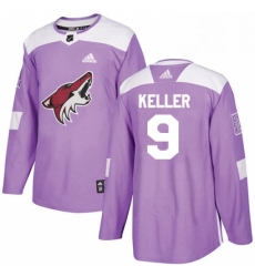Youth Adidas Arizona Coyotes 9 Clayton Keller Authentic Purple Fights Cancer Practice NHL Jersey Youth Adidas Arizona Coyotes 9 Clayton Keller Authentic Purple Fights Cancer Practice NHL Jersey