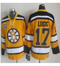 Boston Bruins #17 Milan Lucic Yellow Winter Classic CCM Throwback Stitched NHL Jersey Boston Bruins #17 Milan Lucic Yellow Winter Classic CCM Throwback Stitched NHL Jersey