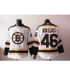 Boston Bruins 46 krejci white jersey Boston Bruins 46 krejci white jersey