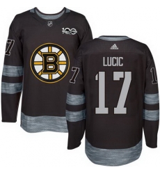 Bruins #17 Milan Lucic Black 1917 2017 100th Anniversary Stitched NHL Jersey Bruins #17 Milan Lucic Black 1917 2017 100th Anniversary Stitched NHL Jersey