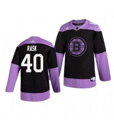 Bruins 40 Tuukka Rask Black Purple Hockey Fights Cancer Adidas Jersey Bruins 40 Tuukka Rask Black Purple Hockey Fights Cancer Adidas Jersey