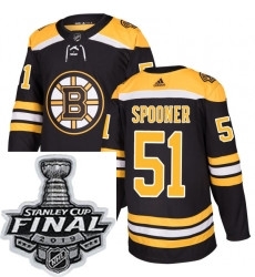 Mens Adidas Boston Bruins 51 Ryan Spooner Authentic Black Home NHL Jersey Mens Adidas Boston Bruins 51 Ryan Spooner Authentic Black Home NHL Jersey