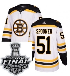 Mens Adidas Boston Bruins 51 Ryan Spooner Authentic White Away NHL Jersey Mens Adidas Boston Bruins 51 Ryan Spooner Authentic White Away NHL Jersey