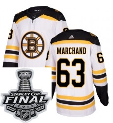 Mens Adidas Boston Bruins 63 Brad Marchand Authentic White Away NHL Jersey Mens Adidas Boston Bruins 63 Brad Marchand Authentic White Away NHL Jersey
