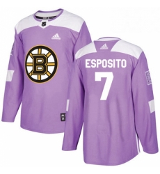 Mens Adidas Boston Bruins 7 Phil Esposito Authentic Purple Fights Cancer Practice NHL Jersey Mens Adidas Boston Bruins 7 Phil Esposito Authentic Purple Fights Cancer Practice NHL Jersey