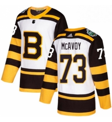 Mens Adidas Boston Bruins 73 Charlie McAvoy Authentic White 2019 Winter Classic NHL Jersey Mens Adidas Boston Bruins 73 Charlie McAvoy Authentic White 2019 Winter Classic NHL Jersey