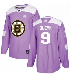 Mens Adidas Boston Bruins 9 Johnny Bucyk Authentic Purple Fights Cancer Practice NHL Jersey Mens Adidas Boston Bruins 9 Johnny Bucyk Authentic Purple Fights Cancer Practice NHL Jersey