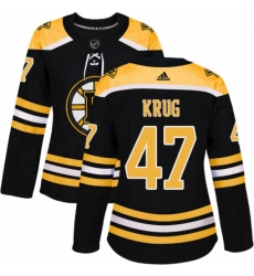 Womens Adidas Boston Bruins 47 Torey Krug Authentic Black Home NHL Jersey Womens Adidas Boston Bruins 47 Torey Krug Authentic Black Home NHL Jersey