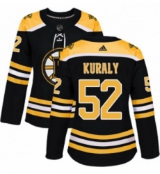 Womens Adidas Boston Bruins 52 Sean Kuraly Authentic Black Home NHL Jersey Womens Adidas Boston Bruins 52 Sean Kuraly Authentic Black Home NHL Jersey
