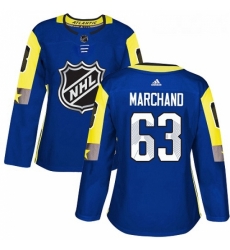 Womens Adidas Boston Bruins 63 Brad Marchand Authentic Royal Blue 2018 All Star Atlantic Division NHL Jersey Womens Adidas Boston Bruins 63 Brad Marchand Authentic Royal Blue 2018 All Star Atlantic Division NHL Jersey