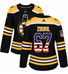 Womens Adidas Boston Bruins 67 Jakub Zboril Authentic Black USA Flag Fashion NHL Jersey Womens Adidas Boston Bruins 67 Jakub Zboril Authentic Black USA Flag Fashion NHL Jersey