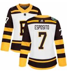 Womens Adidas Boston Bruins 7 Phil Esposito Authentic White 2019 Winter Classic NHL Jersey Womens Adidas Boston Bruins 7 Phil Esposito Authentic White 2019 Winter Classic NHL Jersey