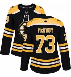 Womens Adidas Boston Bruins 73 Charlie McAvoy Premier Black Home NHL Jersey Womens Adidas Boston Bruins 73 Charlie McAvoy Premier Black Home NHL Jersey