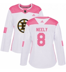 Womens Adidas Boston Bruins 8 Cam Neely Authentic WhitePink Fashion NHL Jersey Womens Adidas Boston Bruins 8 Cam Neely Authentic WhitePink Fashion NHL Jersey