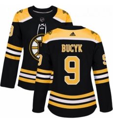 Womens Adidas Boston Bruins 9 Johnny Bucyk Authentic Black Home NHL Jersey Womens Adidas Boston Bruins 9 Johnny Bucyk Authentic Black Home NHL Jersey