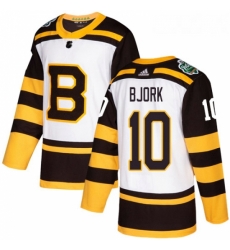 Youth Adidas Boston Bruins 10 Anders Bjork Authentic White 2019 Winter Classic NHL Jersey Youth Adidas Boston Bruins 10 Anders Bjork Authentic White 2019 Winter Classic NHL Jersey