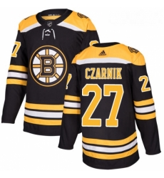 Youth Adidas Boston Bruins 27 Austin Czarnik Authentic Black Home NHL Jersey Youth Adidas Boston Bruins 27 Austin Czarnik Authentic Black Home NHL Jersey