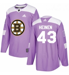 Youth Adidas Boston Bruins 43 Danton Heinen Authentic Purple Fights Cancer Practice NHL Jersey Youth Adidas Boston Bruins 43 Danton Heinen Authentic Purple Fights Cancer Practice NHL Jersey