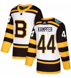 Youth Adidas Boston Bruins 44 Steven Kampfer Authentic White 2019 Winter Classic NHL Jerse Youth Adidas Boston Bruins 44 Steven Kampfer Authentic White 2019 Winter Classic NHL Jerse