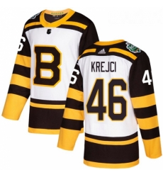 Youth Adidas Boston Bruins 46 David Krejci Authentic White 2019 Winter Classic NHL Jersey Youth Adidas Boston Bruins 46 David Krejci Authentic White 2019 Winter Classic NHL Jersey