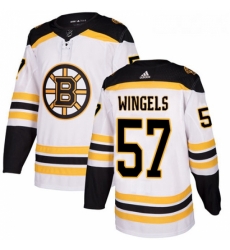 Youth Adidas Boston Bruins 57 Tommy Wingels Authentic White Away NHL Jersey Youth Adidas Boston Bruins 57 Tommy Wingels Authentic White Away NHL Jersey