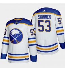Buffalo Sabres 53 Jeff Skinner Men Adidas 2020 21 Away Authentic Player Stitched NHL Jersey White Buffalo Sabres 53 Jeff Skinner Men Adidas 2020 21 Away Authentic Player Stitched NHL Jersey White