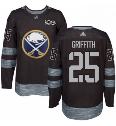 Mens Adidas Buffalo Sabres 25 Seth Griffith Premier Black 1917 2017 100th Anniversary NHL Jersey Mens Adidas Buffalo Sabres 25 Seth Griffith Premier Black 1917 2017 100th Anniversary NHL Jersey