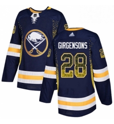 Mens Adidas Buffalo Sabres 28 Zemgus Girgensons Authentic Navy Blue Drift Fashion NHL Jersey Mens Adidas Buffalo Sabres 28 Zemgus Girgensons Authentic Navy Blue Drift Fashion NHL Jersey