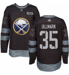 Mens Adidas Buffalo Sabres 35 Linus Ullmark Authentic Black 1917 2017 100th Anniversary NHL Jersey Mens Adidas Buffalo Sabres 35 Linus Ullmark Authentic Black 1917 2017 100th Anniversary NHL Jersey