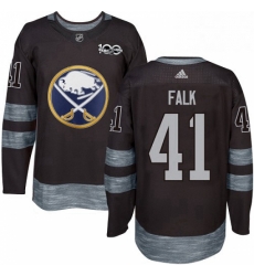 Mens Adidas Buffalo Sabres 41 Justin Falk Premier Black 1917 2017 100th Anniversary NHL Jersey Mens Adidas Buffalo Sabres 41 Justin Falk Premier Black 1917 2017 100th Anniversary NHL Jersey